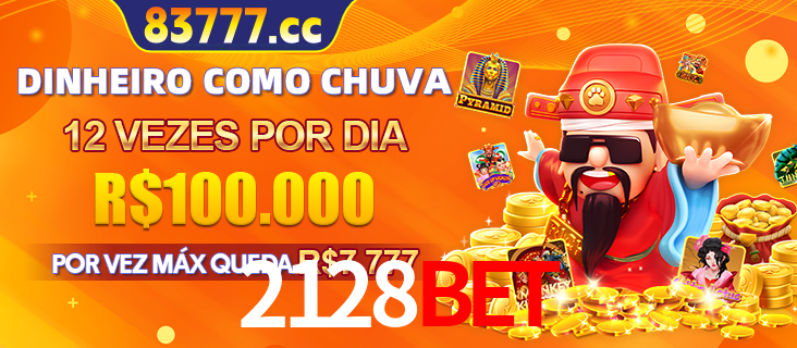 Banner do programa de recompensas Recomende para amigos do 2128bet, detalhando os bônus por convidar amigos, com prêmios que chegam a R$288.888.